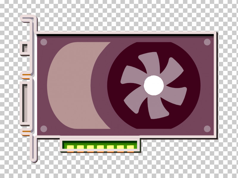 Video Card Icon Technology Elements Icon PNG, Clipart, Geometry, Lavender, Mathematics, Multimedia, Rectangle Free PNG Download