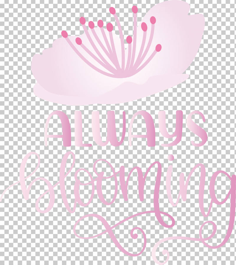 Always Blooming Spring Blooming PNG, Clipart, Blooming, Floral Design, Greeting, Greeting Card, Logo Free PNG Download