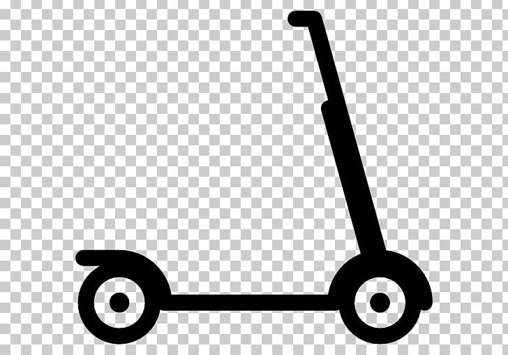 Kick Scooter Car Computer Icons PNG, Clipart, Angle, Area, Bicycle, Black And White, Car Free PNG Download