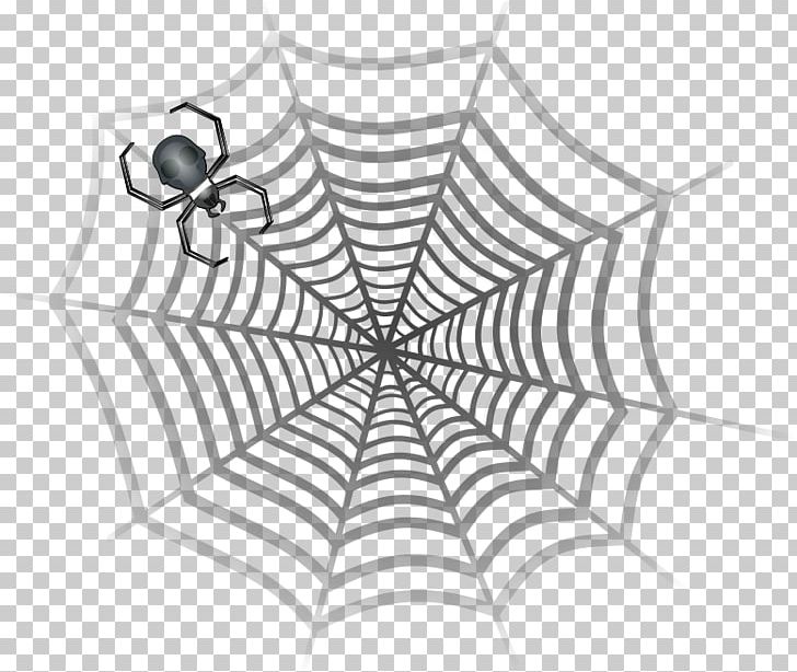 Spider Drawing PNG, Clipart, Angle, Area, Black And White, Circle, Cobweb Free PNG Download
