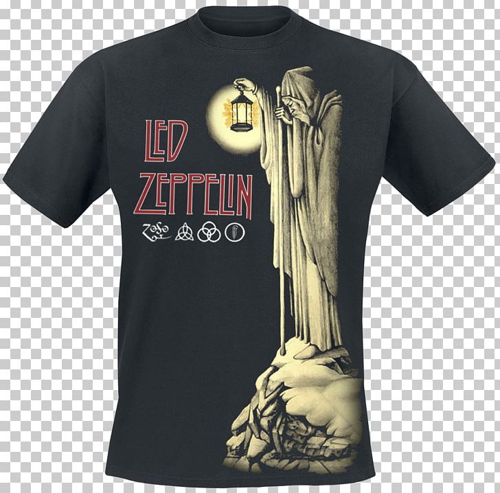 T-shirt Led Zeppelin IV Stairway To Heaven PNG, Clipart, Active Shirt, Brand, Clothing, Clothing Sizes, Hermit Free PNG Download