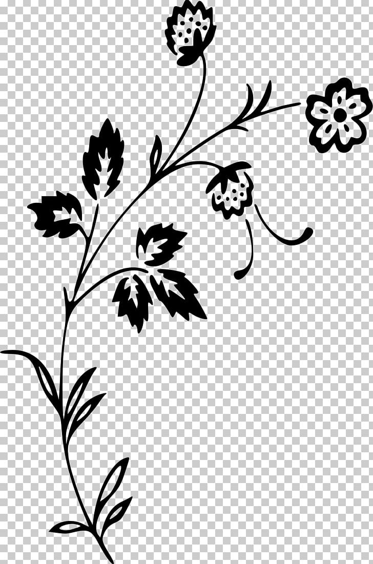 White Leaf Branch PNG, Clipart, Artwork, Black, Black And White, Branch ...