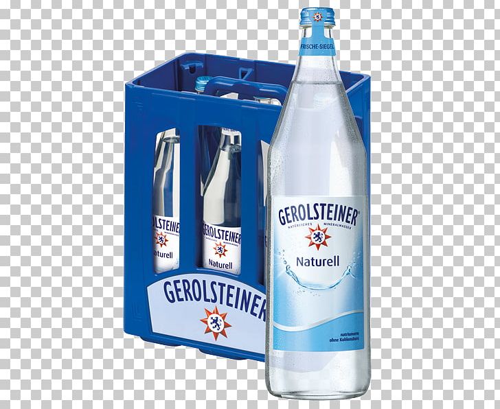 Gerolsteiner Brunnen Mineral Water Bottle Glashäger Brunnen GmbH Glass PNG, Clipart, Adelholzener Alpenquellen, Alcoholic Beverage, Bottle, Carbonic Acid, Crystal Free PNG Download