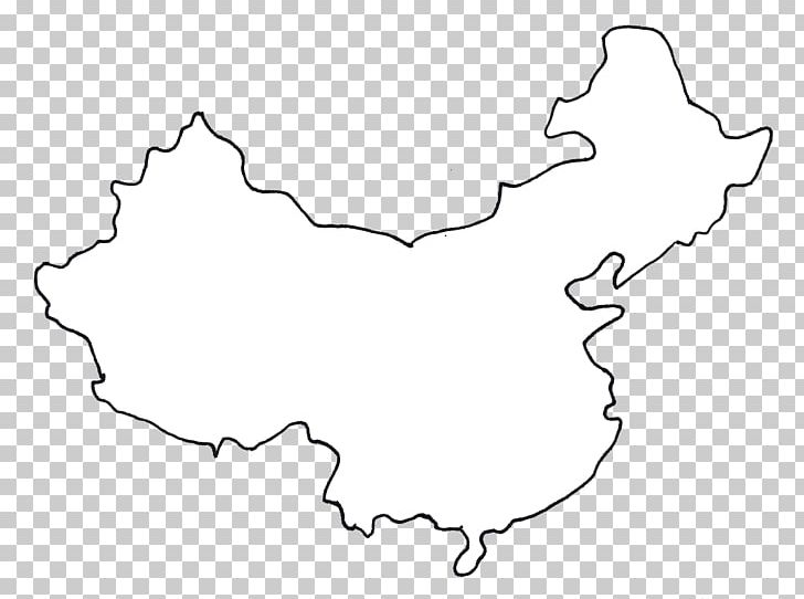 Black And White China Map PNG, Clipart, Angle, Area, Black, Black And White, China Free PNG Download