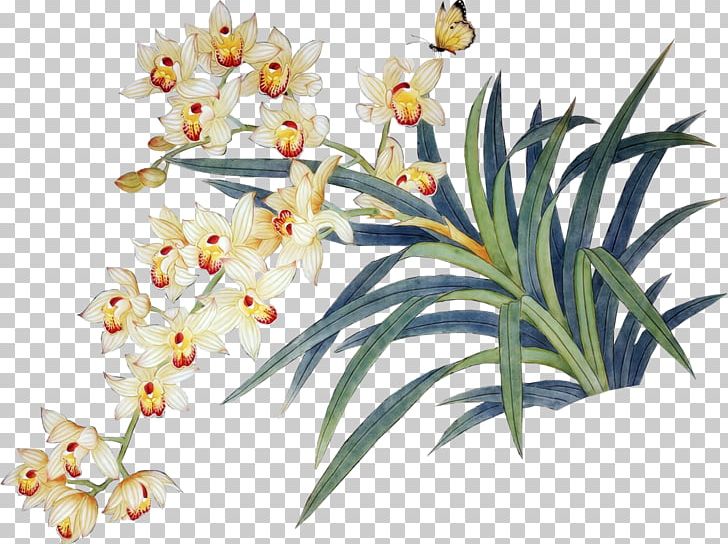 Orchids Yellow PNG, Clipart, Branch, Chinese, Chinese Style, Computer Graphics, Cut Flowers Free PNG Download