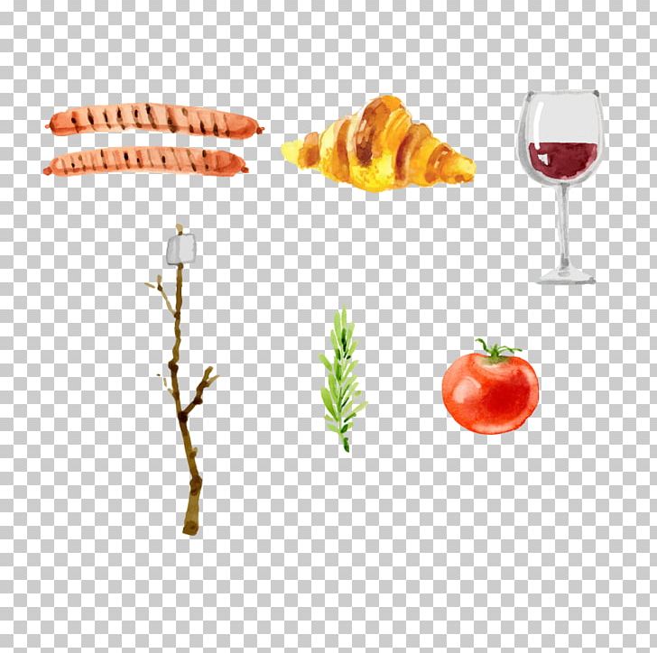 Barbecue Watercolor Painting Picnic Basket PNG, Clipart, Bread, Bread Ham, Christmas Ham, Download, Drawing Free PNG Download