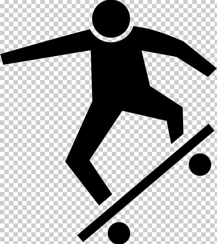 Computer Icons Skateboarding PNG, Clipart, Angle, Area, Artwork, Black And White, Clip Art Free PNG Download