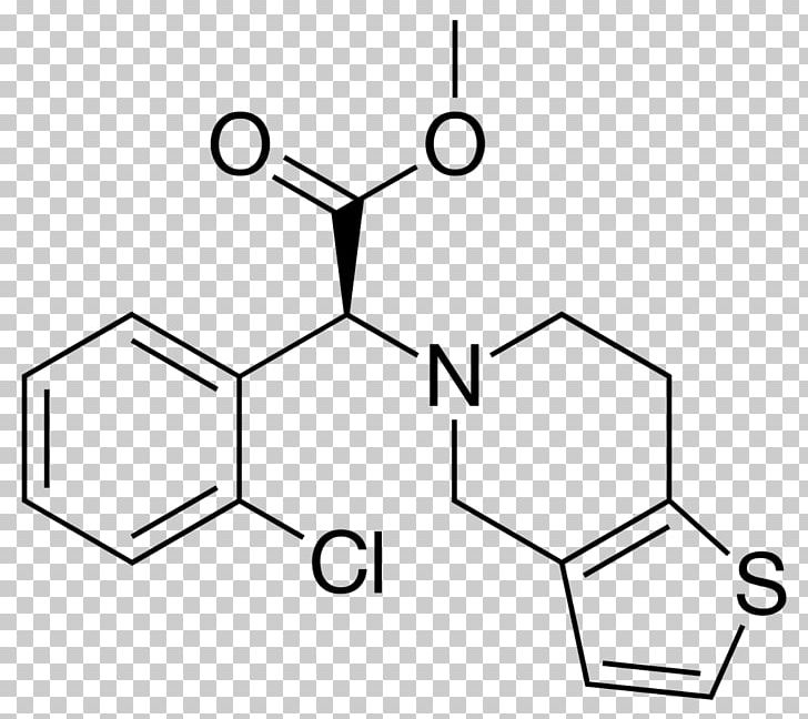 Clopidogrel Antiplatelet Drug Prasugrel Pharmaceutical Drug Thienopyridine PNG, Clipart, Angle, Antiplatelet Drug, Area, Aspirin, Black And White Free PNG Download
