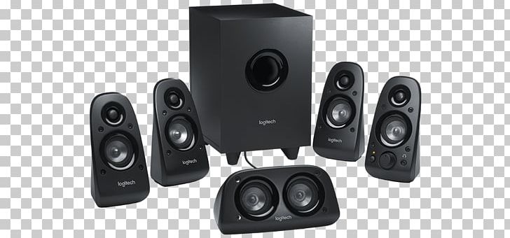 Logitech Z506 5.1 Surround Sound Loudspeaker Logitech Z906 PNG, Clipart, 51 Surround Sound, Audio, Audio Equipment, Audio Power, Computer Speaker Free PNG Download