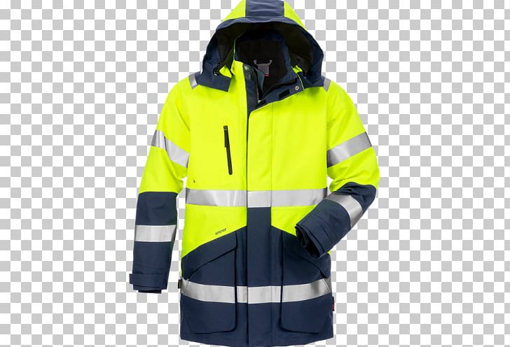 High-visibility Clothing Jacket Gore-Tex Workwear PNG, Clipart, Clothing, Coat, Dungarees, Electric Blue, Fristads Kansas Free PNG Download