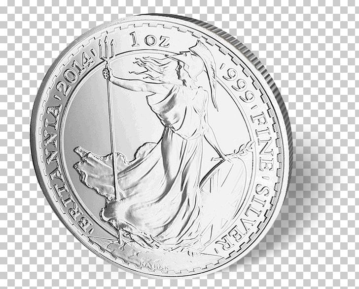 Coin Silver White PNG, Clipart, Black And White, Britannia, Circle, Coin, Currency Free PNG Download