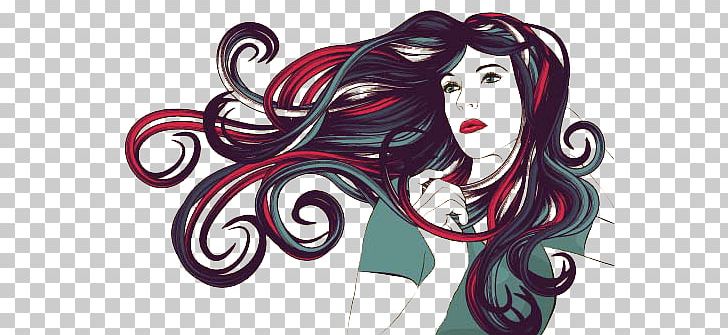 Hair Drawing Woman Illustration PNG, Clipart, Art, Cartoon, Euclidean Vector, Fashion, Female Free PNG Download