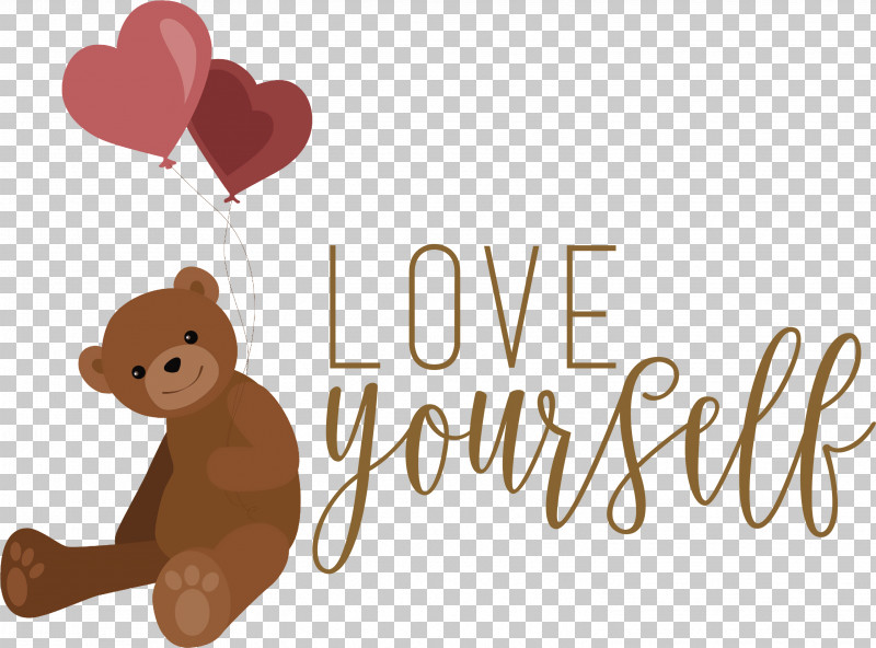 Love Yourself Love PNG, Clipart, Bears, Biology, Cartoon, Logo, Love Free PNG Download
