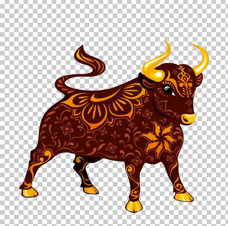 Cattle Ox Chinese Zodiac Chinese New Year Chinese Astrology PNG, Clipart, Animals, Art, Astrological Sign, Bull, Car Free PNG Download