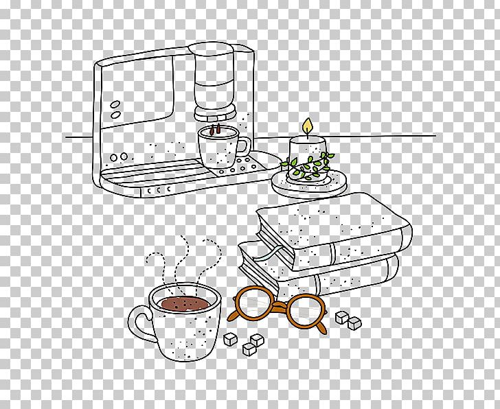 Coffee Cup Cafe Drawing Illustration PNG, Clipart, Angle, Area, Coffee, Cuisine, Food Free PNG Download