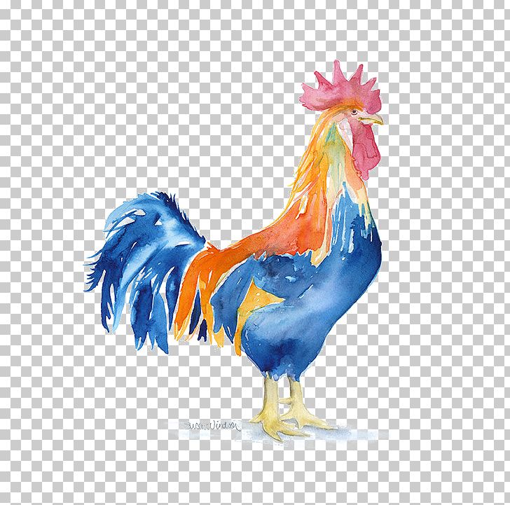 Watercolor Painting Paper Chicken Printing PNG, Clipart, Animals, Art, Artist Trading Cards, Badminton Shuttle Cock, Beak Free PNG Download