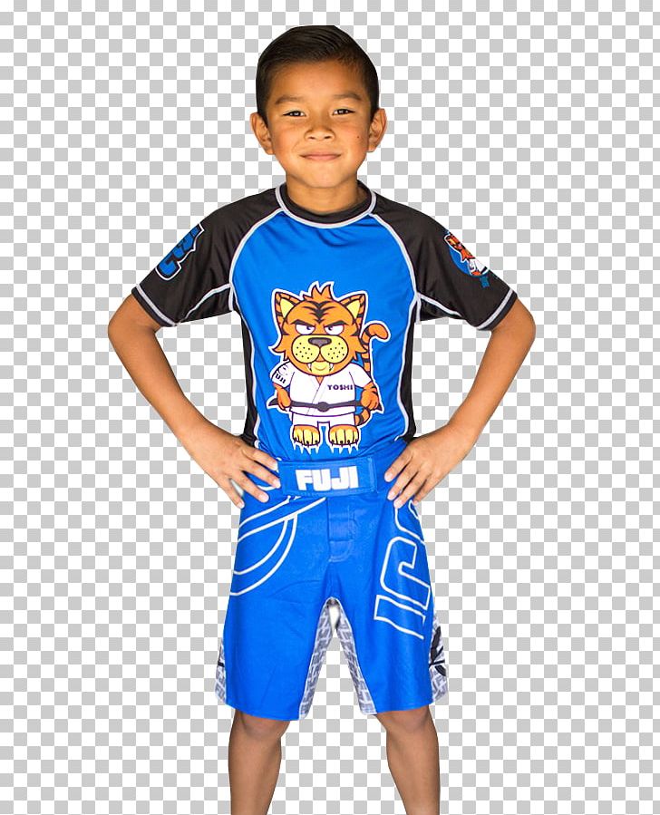 T-shirt Boardshorts Mixed Martial Arts Rash Guard PNG, Clipart, Blue, Boardshorts, Boy, Brazilian Jiujitsu, Cheerleading Uniform Free PNG Download