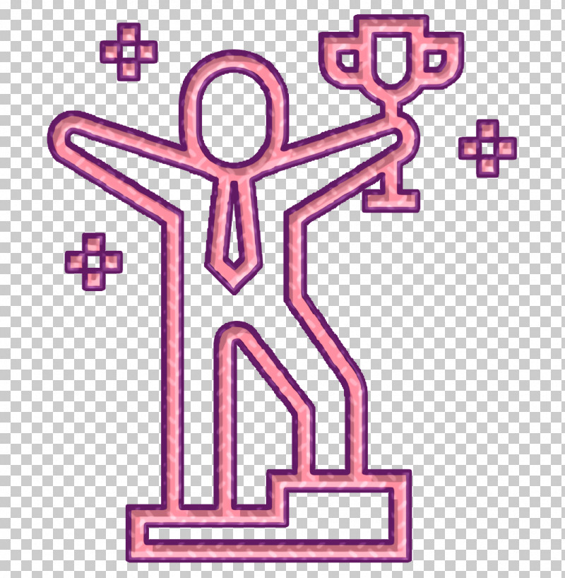 Winner Icon Success Icon Business Motivation Icon PNG, Clipart, Business Motivation Icon, Cross, Line, Pink, Success Icon Free PNG Download