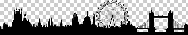 London Skyline Illustration PNG, Clipart, Black And White, Brand, Building, City, Euclidean Vector Free PNG Download