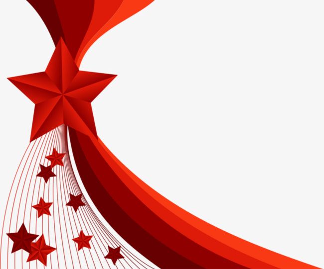 Red Star Decorative Background Png Clipart Background