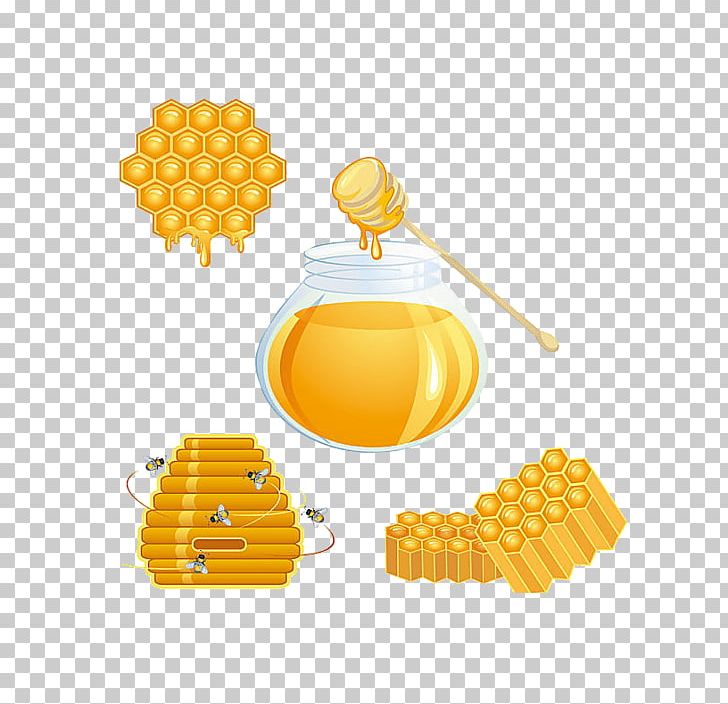 Bee Honey Cartoon Illustration PNG, Clipart, Bee, Beehive, Bees Honey, Bumblebee, Commodity Free PNG Download