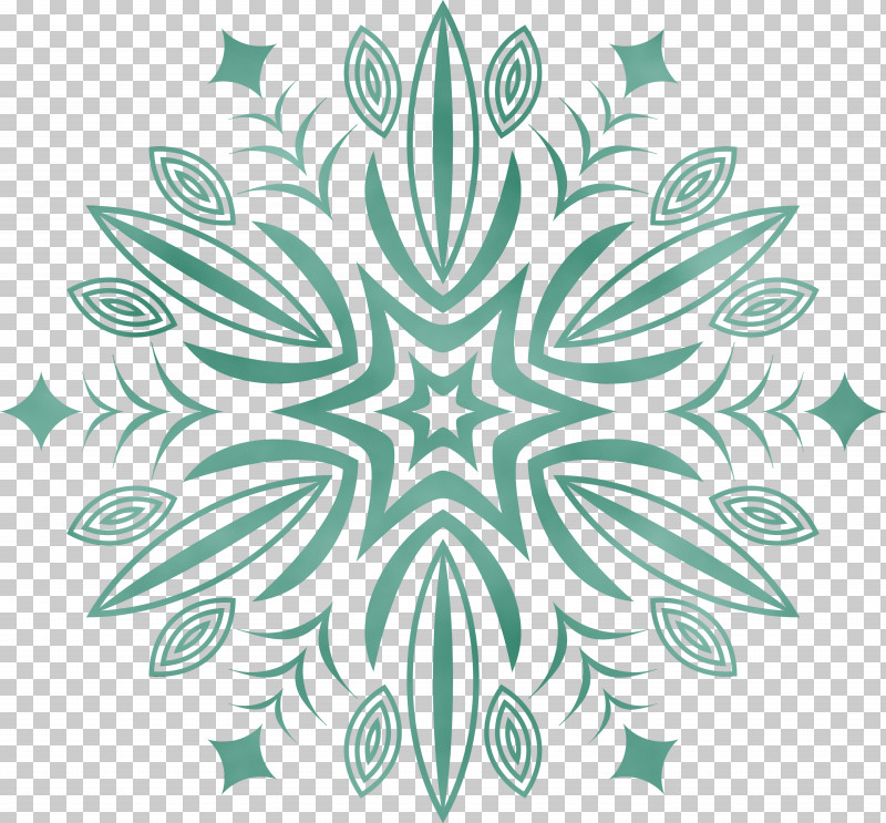 Green Pattern Leaf Plant Symmetry PNG, Clipart, Christmas, Flower, Green, Leaf, Paint Free PNG Download