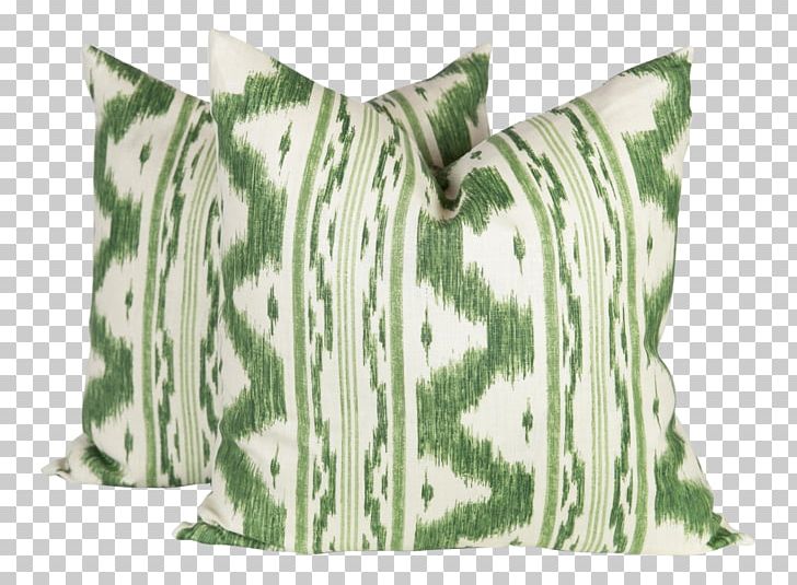 Throw Pillows Green Ikat PNG, Clipart, Furniture, Grass, Green, Ikat, Ivory Free PNG Download