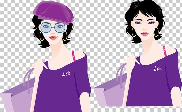 Adobe Illustrator Shopping Illustration PNG, Clipart, Business Woman, Elements Vector, Fashion, Fashion Design, Girl Free PNG Download