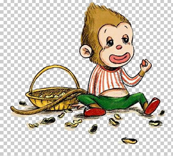 Ape Monkey Peanut PNG, Clipart, Animals, Art, Balloon Cartoon, Boy Cartoon, Cartoon Character Free PNG Download
