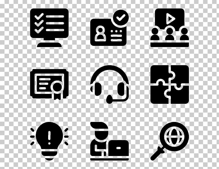 Computer Icons Computer Hardware Computer Software Symbol PNG, Clipart, Area, Black, Black And White, Brand, Communication Free PNG Download
