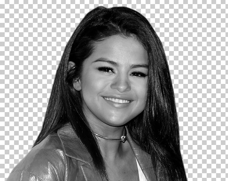 Selena Gomez Black And White Portrait Photography Singer Png