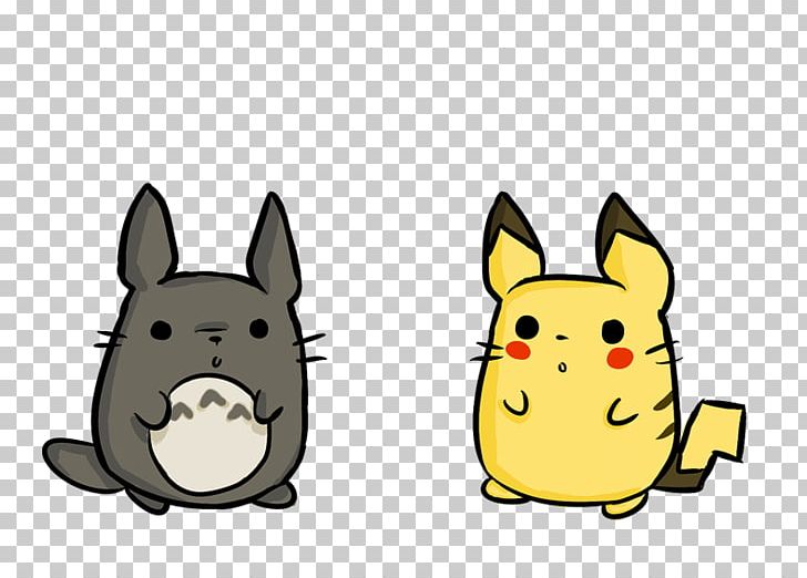 Pikachu Catbus Drawing Studio Ghibli PNG, Clipart, Anime, Art, Carnivoran, Cartoon, Catbus Free PNG Download