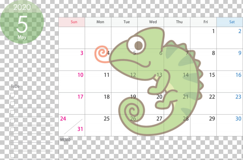 May 2020 Calendar May Calendar 2020 Calendar PNG, Clipart, 2020 Calendar, Cartoon, Chameleon, Circle, Green Free PNG Download