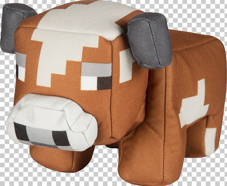 Minecraft Cattle Stuffed Animals & Cuddly Toys Plush PNG, Clipart, Brown, Cattle, Enderman, Gaming, Jinx Free PNG Download