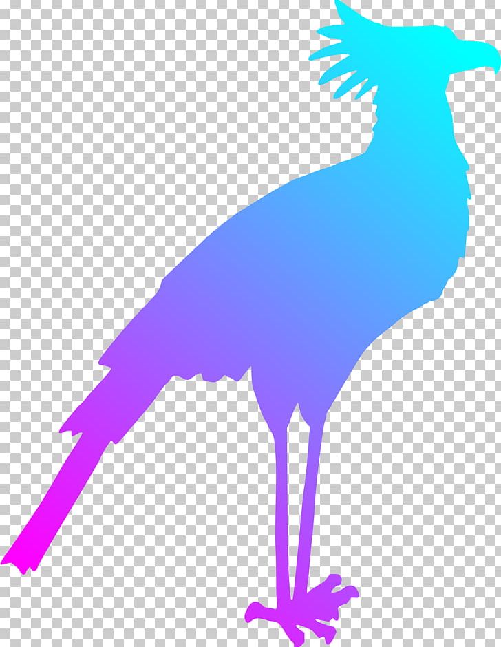Secretarybird Silhouette PNG, Clipart, Animals, Art, Artwork, Beak, Bird Free PNG Download