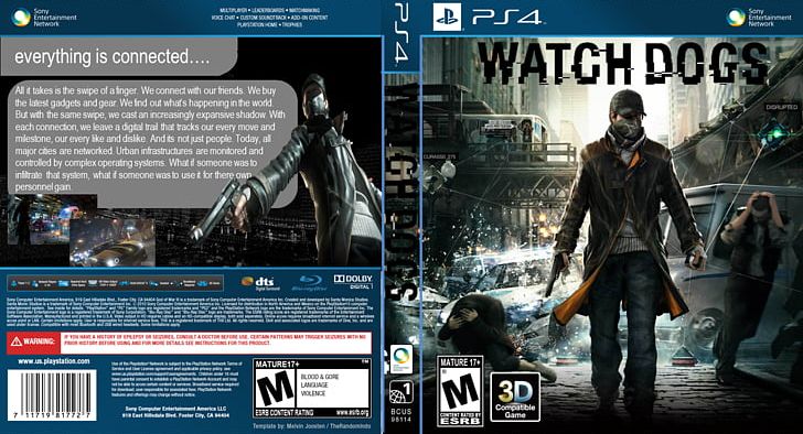 Watch Dogs 2 PlayStation 4 PlayStation 3 Video Game PNG, Clipart, Advertising, Aiden Pearce, Film, Game, Gaming Free PNG Download