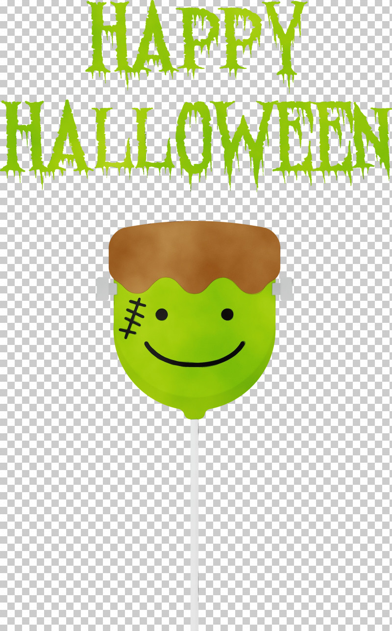 Smiley Green Happiness Cartoon Font PNG, Clipart, Biology, Cartoon, Green, Happiness, Happy Halloween Free PNG Download