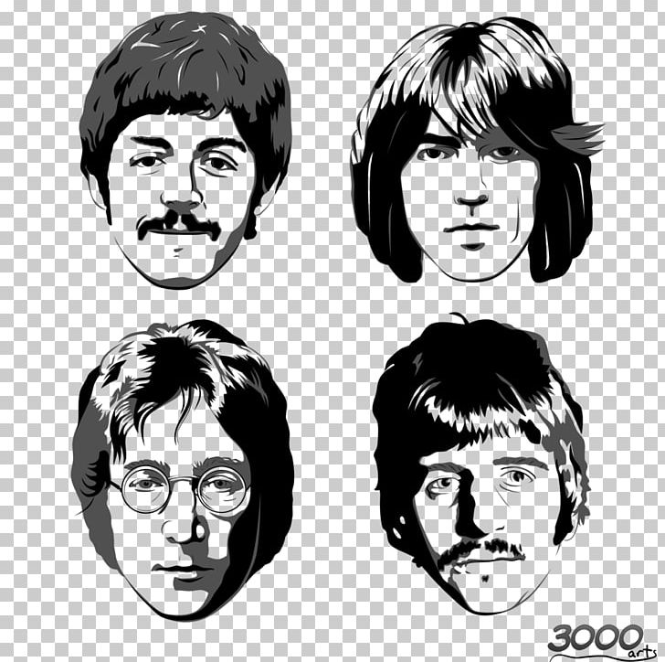 Ringo Starr The Beatles John Lennon Paul McCartney PNG, Clipart, Artist, Beatles, Black And White, Cheek, Drawing Free PNG Download