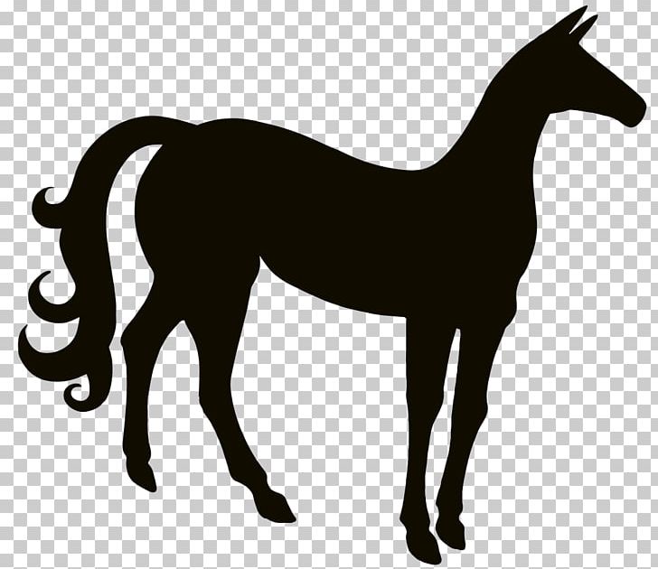 Unicorn Silhouette Horse PNG, Clipart, Animals, Black And White, Cartoon, Colt, Computer Icons Free PNG Download