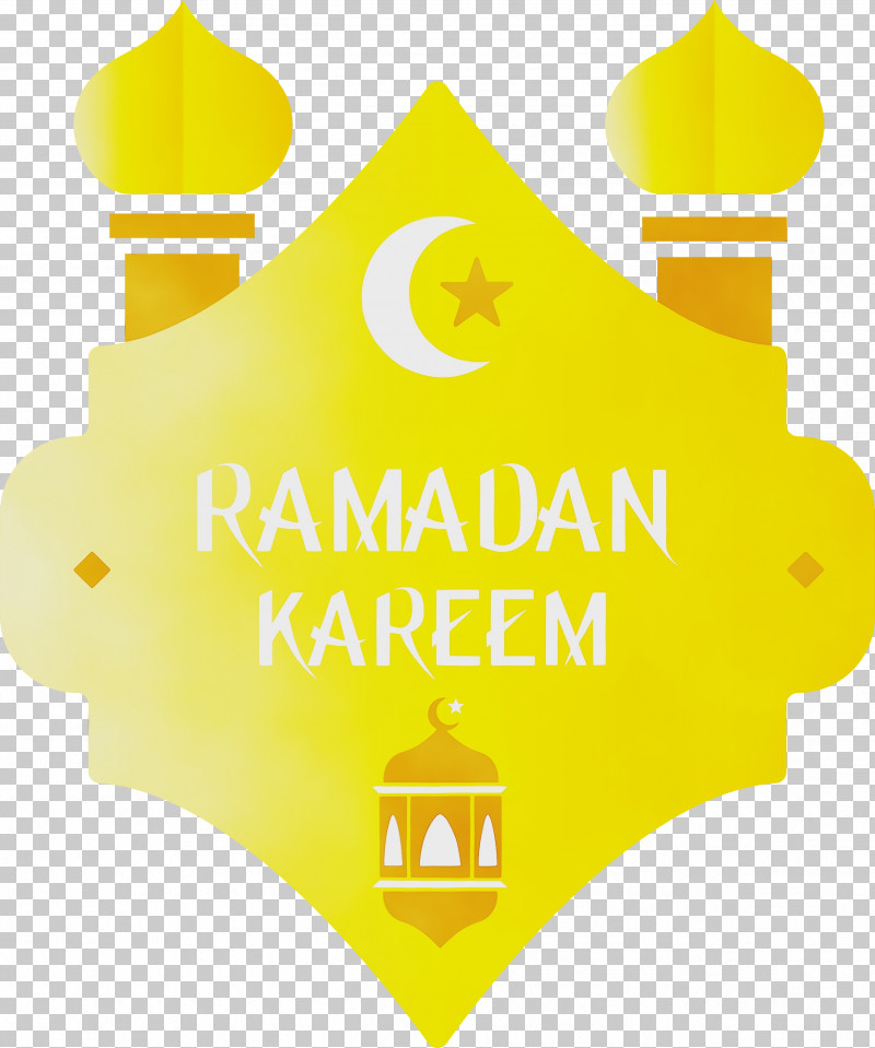 Yellow Logo Font Label PNG, Clipart, Label, Logo, Paint, Ramadan Kareem, Ramadan Mubarak Free PNG Download