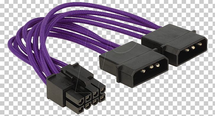 Graphics Cards & Video Adapters Molex Connector Electrical Cable PCI Express Power Cable PNG, Clipart, Adapter, Atx, Cable, Data Transfer Cable, Electrical Cable Free PNG Download