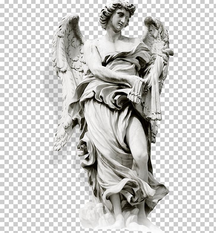 Ponte Sant'Angelo Statue Baroque Sculpture Angel With The Crown Of Thorns PNG, Clipart,  Free PNG Download