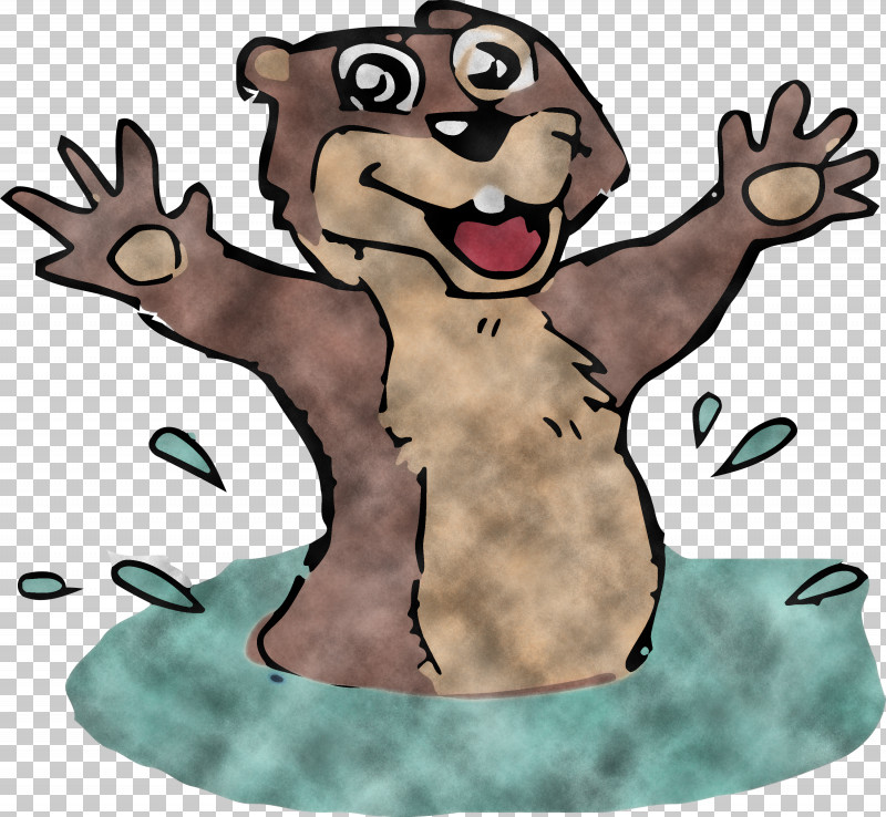 Groundhog Day Happy Groundhog Day Groundhog PNG, Clipart, Animation, Cartoon, Finger, Gesture, Groundhog Free PNG Download