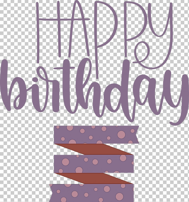 Happy Birthday PNG, Clipart, Geometry, Happy Birthday, Lavender, Line, Logo Free PNG Download