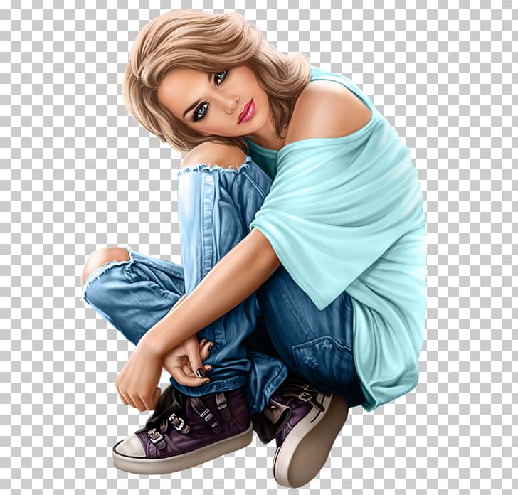 Strong Is The New Pretty Drawing Woman PNG, Clipart, Arm, Blue, Child, Drawing, Footwear Free PNG Download