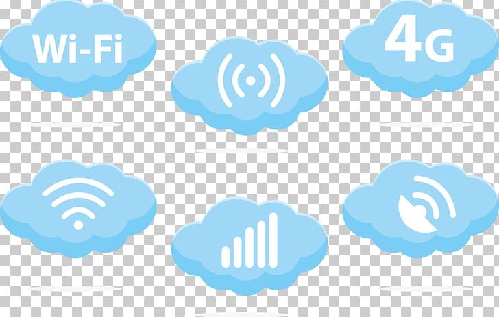 Logo Wi-Fi Cloud Computing Icon PNG, Clipart, Aqua, Azure, Blue, Blue Abstract, Blue Background Free PNG Download