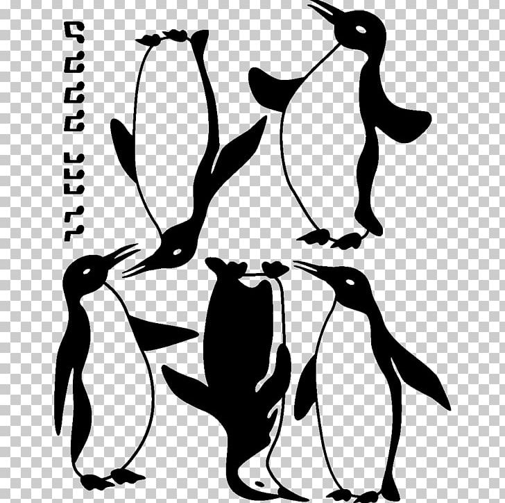 King Penguin Razorbill Sticker PNG, Clipart, Beak, Bird, Black And White, Decoration, Fauna Free PNG Download