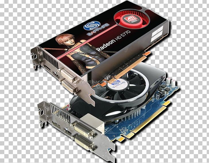 Graphics Cards & Video Adapters Radeon HD 5770 Radeon HD 5750 Sapphire Technology PNG, Clipart, Advanced Micro Devices, Ati, Computer Component, Computer Cooling, Computer Hardware Free PNG Download