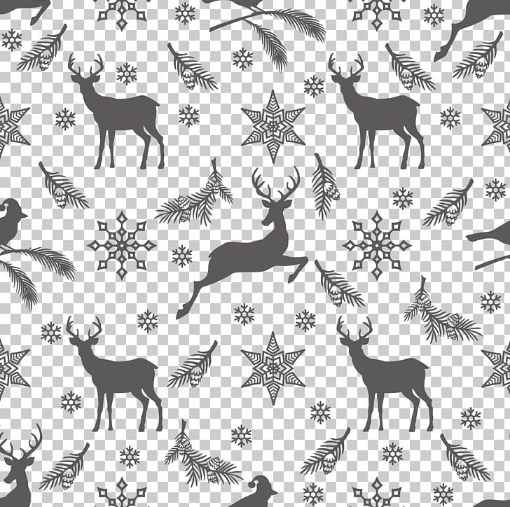 Gray Christmas Element Background PNG, Clipart, Antler, Area, Art, Christmas Decoration, Christmas Frame Free PNG Download