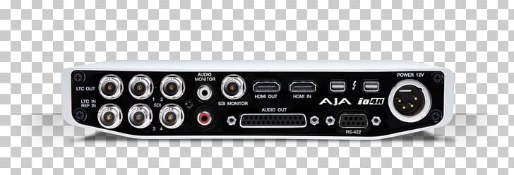 4K Resolution Serial Digital Interface Thunderbolt Input/output High-dynamic-range Imaging PNG, Clipart, 4 K, Aja, Audio Equipment, Electronic Device, Electronics Free PNG Download